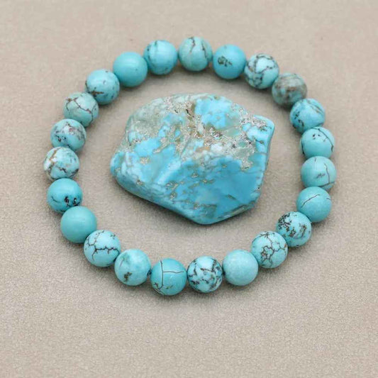 Noelle - Turquoise Parelarmband